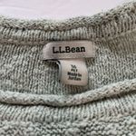 L.L.Bean Sage Green Midweight Cotton Slub Rollneck Pullover Sweater MEDIUM PETITE Photo 9