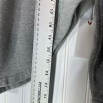 Good American  Heather Grey Fleece Shirt Jacket Size 3/4 NWT $129 Cozy Button Up Photo 4