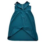 Calvin Klein  Teal Sleeveless Stretch Crepe Front‎ Zip Sheath Dress Size 10 Photo 5