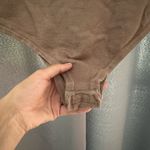 The Sang  size Large mocha colored bodysuit soft neutral basic Photo 3