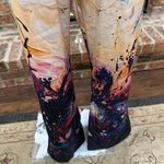 NWOT Abstract Multicolored and Multipatterned Plus Size Women’s Pants / 2X Blue Photo 9