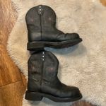 Justin Boots Justin Steel Toe Cowboy Work Boots Size 9 Black Leather WKL9982 Gypsy Waterproof Photo 3