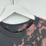 ACDC Custom Bleach Splatter Short Sleeve Shirt Size Small Distressed Photo 5