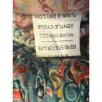 Belle France Paisley Palazzo Cropped Pants Size M Wide Leg Boho Made in Italy Red Size M Photo 6