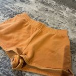 TNA Cozy Orange Fleece Shorts Size Small Photo 1