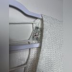 Poof Apparel Elegant Cream V-Neck Sweater Photo 2