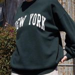 John Galt  Green New York Crewneck Photo 0