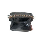 Chevron Crossbody Wallet Phone Purse Mini Bag Black Tan Convertible Brown Photo 3