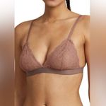 Polo  Ralph Lauren Triangle Lace Bralette Bra Terracotta Nude Small Photo 0