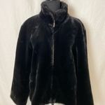 FAUX Short Mink Jacket Black Size L Photo 8