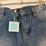 Hayden  Faded Blue Jean Skirt Photo 2