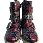 True Craft Mila Women’s Boots Multicolored Buckle Bling Size 8.5M Photo 0