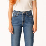 Levi's Ribcage High Rise Straight Ankle GUC Size 32 J1547 Photo 0