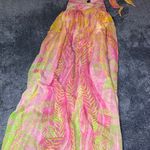 Retrofête NWOT RETROFETE Zion Dress In Tropical Palm Print ( S ) Photo 3