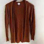 A New Day  burnt orange camel brown cardigan sweater size xs Photo 0