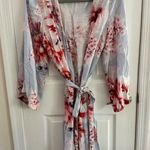 Plum Pretty Sugar Floral Rayon Bridal Robe Women’s XS Photo 0