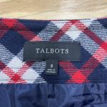 Talbots  Wool Blend Plaid Pencil Skirt Size 8 Lined Regency Preppy Classic Photo 2