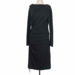 MM. LAFLEUR Annabel Black Midi Dress Stretch Business Casual Size Large Photo 2