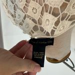 House of Harlow 1960 bohemian Ivory crochet cardigan Kimono fringe festival Size M Photo 3