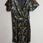 Urban Outfitters Tiger Snake Print Velvet Wrap Mini Dress Women's XS Multi NWOT Photo 4