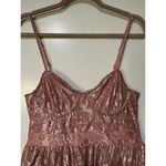 For Love & Lemons Shai Maxi Dress Dusty Pink Size Medium NWT Feminine Romantic Photo 2