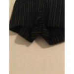 Park Avenue Women's Juniors White Striped Dress Shorts Flat Front Sz 13 Black Photo 5