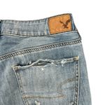 American Eagle  Tomgirl Button Fly Distressed High Rise Jeans 4 Streetwear Photo 2
