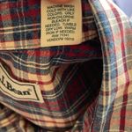 Vintage LL Bean Button Shirt Women’s Sz XL Short Sleeve Western Blue Red 90s Photo 8