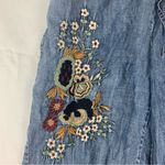 Soft Surroundings size small pull on embroidered capris cropped harem jeans Photo 9