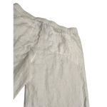 Tommy Bahama Wide-Leg Pants Women's Size L White Linen Drawstring Casual Beach Photo 10