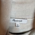 Madewell  Shirred Balloon Sleeve Turtleneck Sweater Cream Knit Photo 3