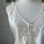 Vintage Maidenform Chantilly 64603 Satin Lace Cami Camisole Slip Top Womens 38 I White Photo 1