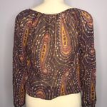 Lucky Brand Print Peasant Blouse Photo 2