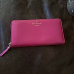 Kate Spade  Pink Long Zippy leather Wallet brand new Photo 10