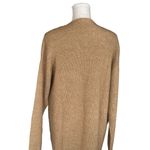 INC International Concepts Women's Sequined Long Button Up Cardigan Size L Tan Size L Photo 2