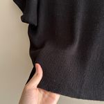 Laundry by Shelli Segal  Cropped Embellished Beaded Black Sweater, Size Medium Photo 8