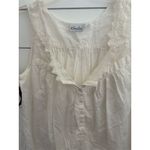 Kim Rogers Intimates Women's L White Sleeveless Chemise Nightgown‎ Size L Photo 1