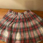 Aerie Women’s  Plaid Red/Green Pleated Skirt Sz Medium Runs Small academia Photo 4