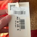 INDIKAH NWT  Seona Maxi Dress Orange Watercolor Print Spaghetti Straps Size Small Photo 4