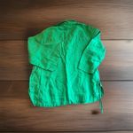 Sigrid Olsen  Shirt Womens Pull Over‎  Size X-Large Blouse Top 100% Linen Green. Photo 1