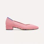 Rothy's NWOT The High Point Tulip Block Pink Knit Pointed Toe Women Shoes Sz 11 Photo 1