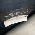 Max Mara  Weekend Marine Navy Shirt Dress Long Sleeve Button Down Photo 3