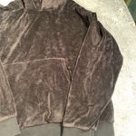 Aritzia TNA black velour Hoodie Size M Photo 2