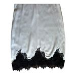 ZARA  WOMAN STUDIO DRESS WHITE SLIP LACE BLACK LACE DRESS size XS Photo 8