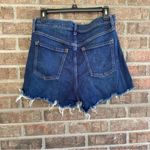 Old Navy Dark Blue Distressed Jean Shorts Photo 3