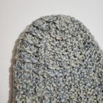 Calvin Klein Blue Cream Acrylic Wool Blend Beanie Hat Winter Snow Chunky Knit Photo 5