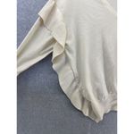 ZARA  Knit Women's Pullover Sweater Off White Size Small Long Sleeve Photo 3