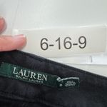 Ralph Lauren Lauren  Pants Womens 8 Black Premier Straight Leg‎ Mid Rise Photo 2
