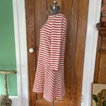 Tory Burch Breathable Linen Drop Waist Nautical Stripe Preppy Dress ~Medium Photo 5