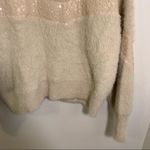 Lush Clothing Lush Holiday Hosting Sequin Stripe Sweater Ivory Photo 6